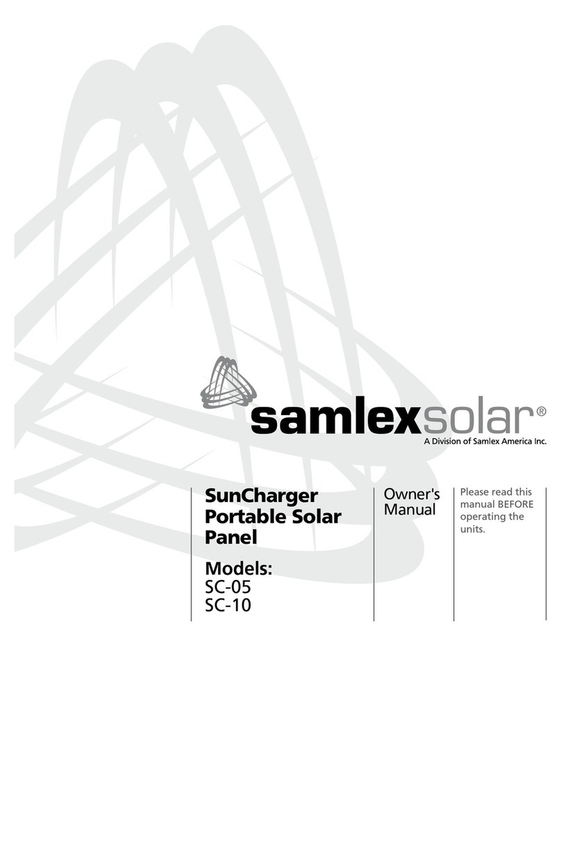 samlexsolar SC-05 owner's manual