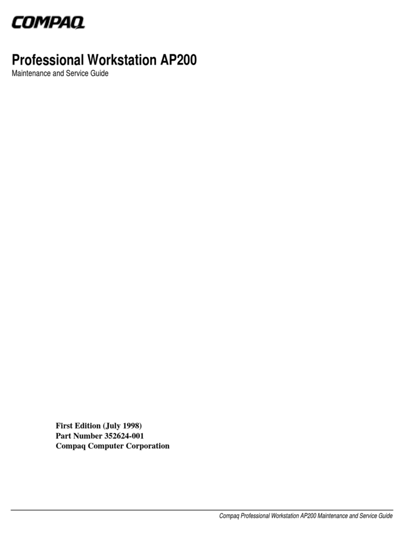 Compaq Professional Workstation AP200 Manual