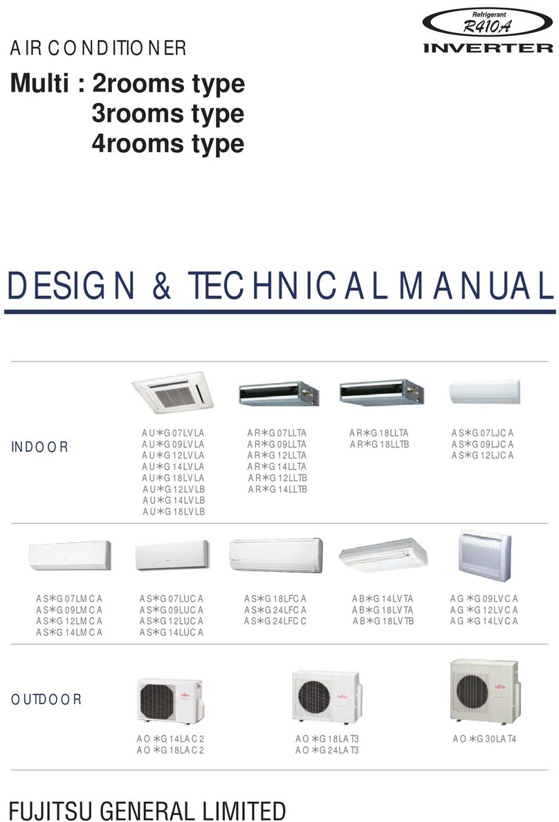Fujitsu AU*G07LVLA User manual