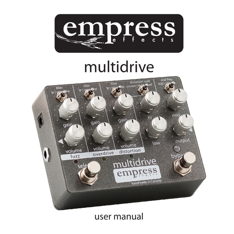 Empress Effects multidrive user manual