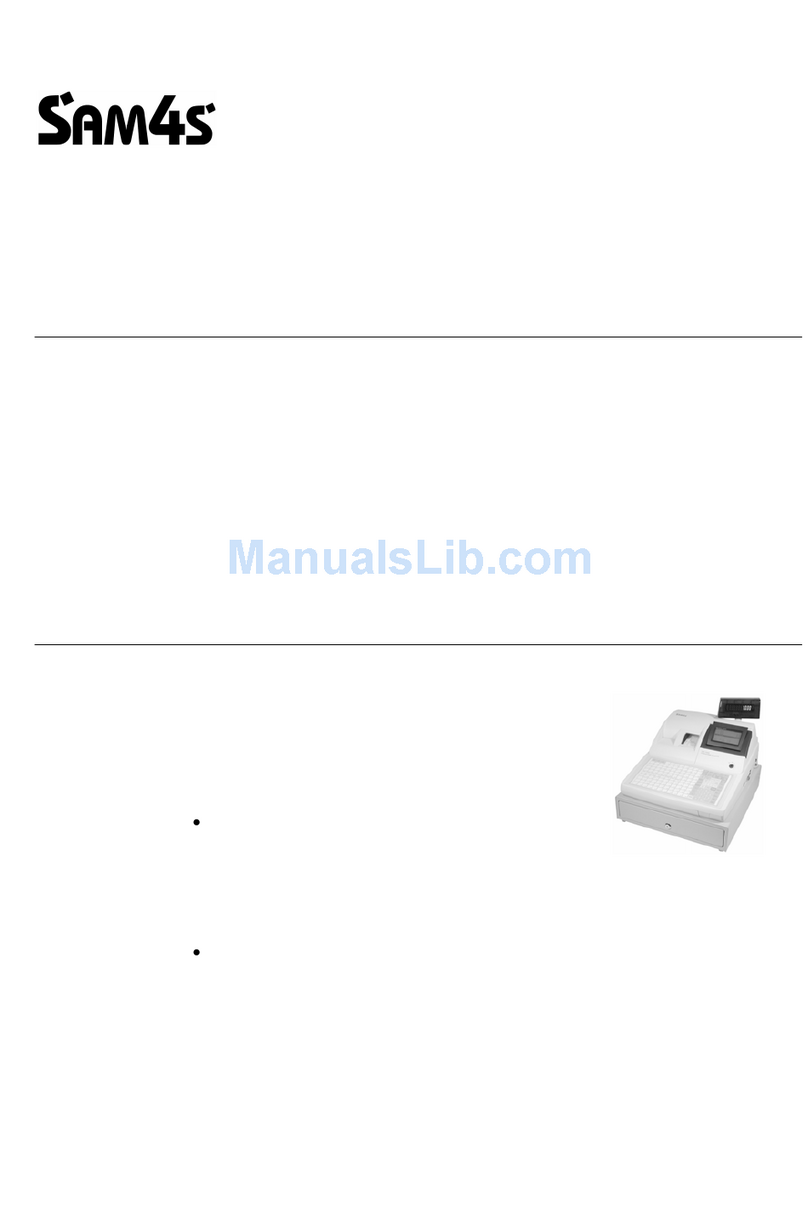 Sam4s SER-7000 User manual