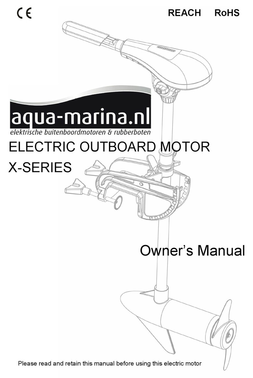 Aqua-Marina X series owner's manual