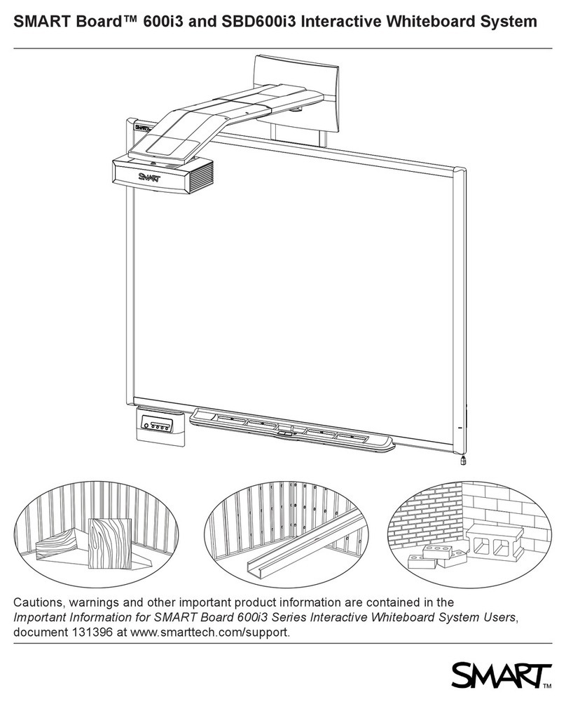 SMART Board 600i3 User manual