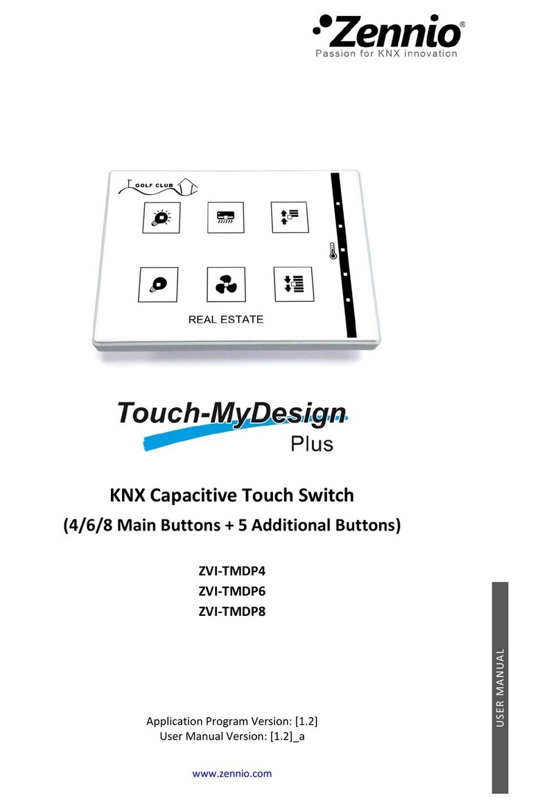 Zennio ZVI-TMDP4 user manual
