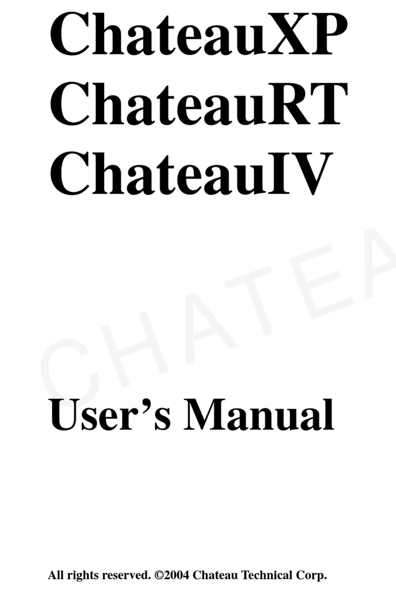 Chateau ChateauXP user manual