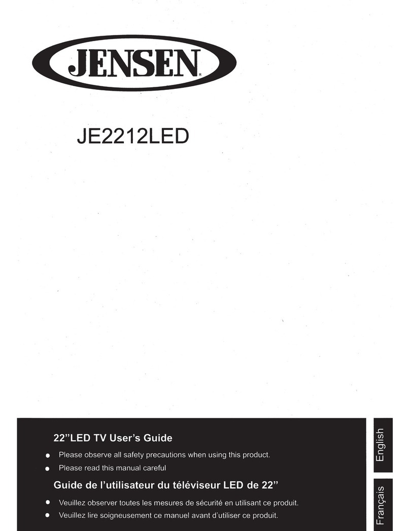 Jensen JE2212LED User manual