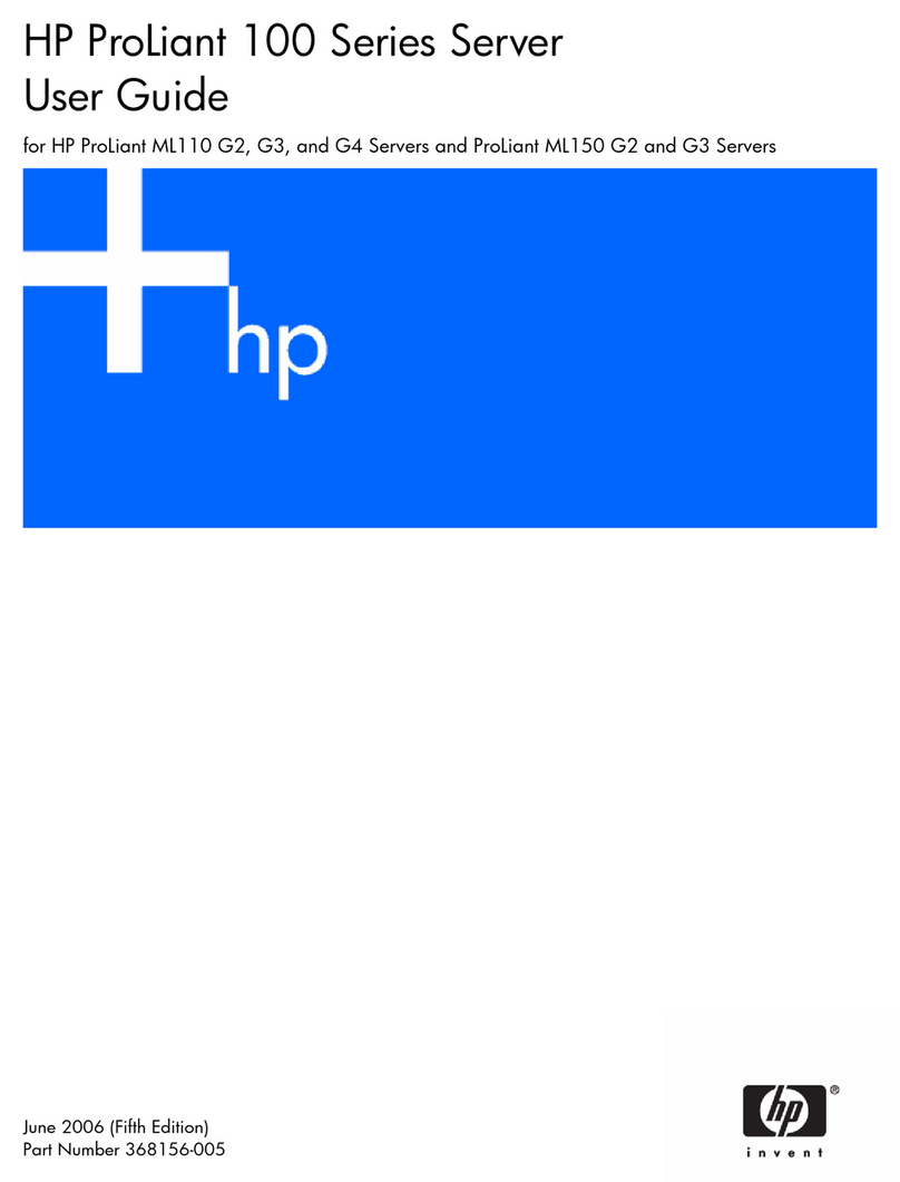 HP ProLiant ML110 - G2 Server User manual