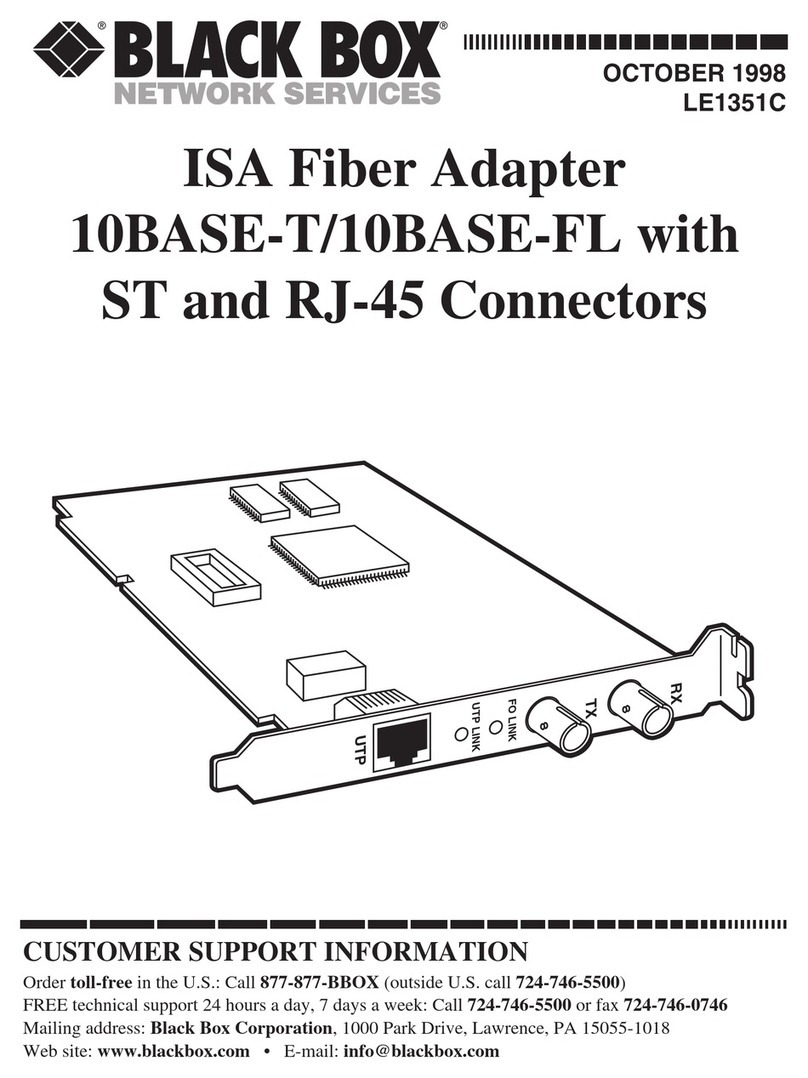 Black Box LE1351C User manual