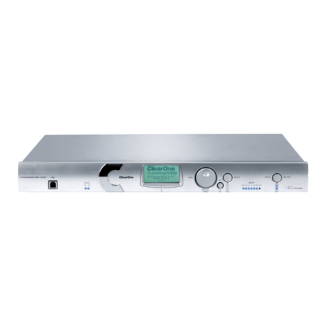 Clear One Converge Pro 880T User manual Clear One Converge Pro 880T User manual