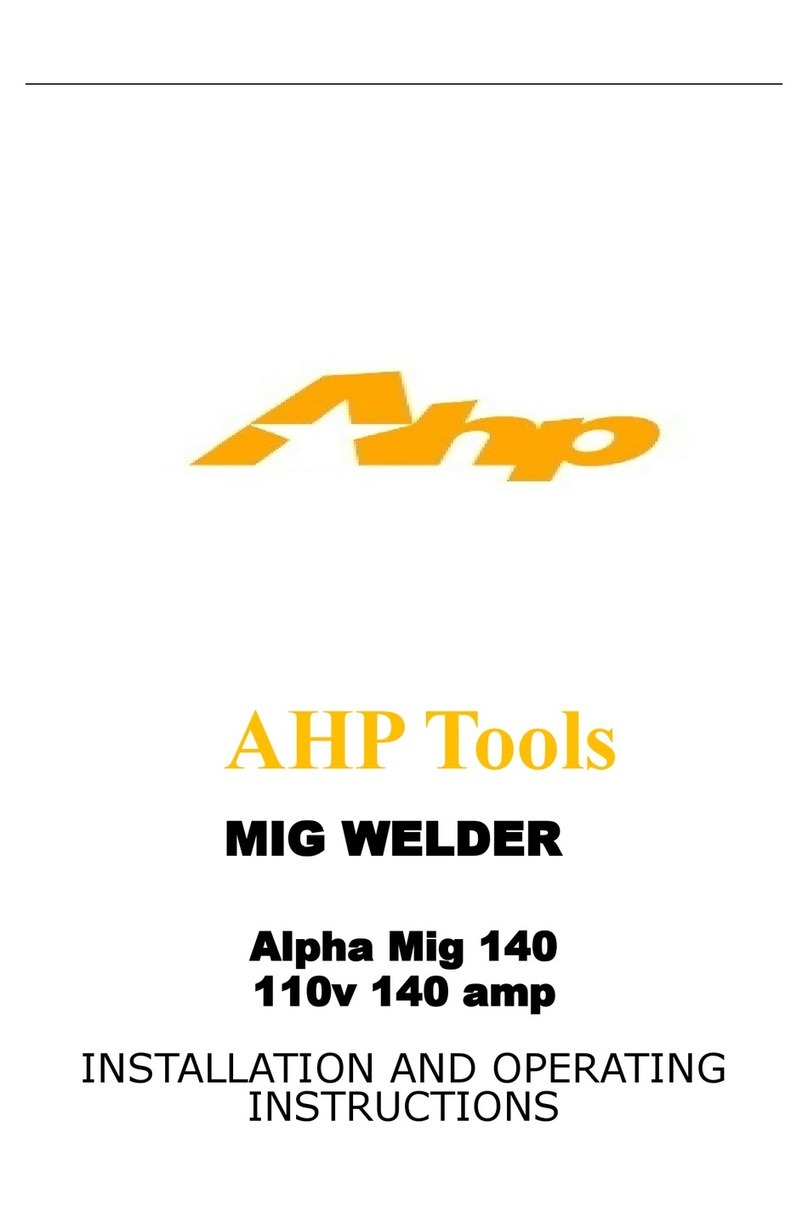 AHP Tools Alpha Mig 140 Installation and operating instructions