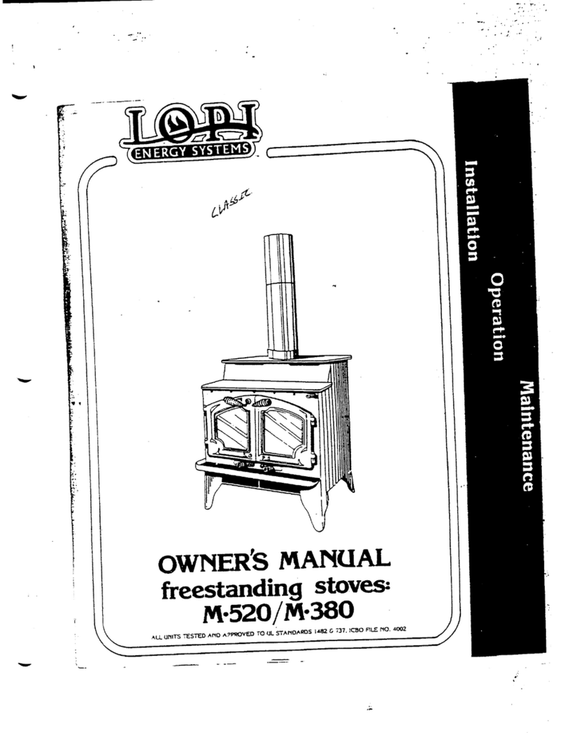 Lopi M-520 owner's manual