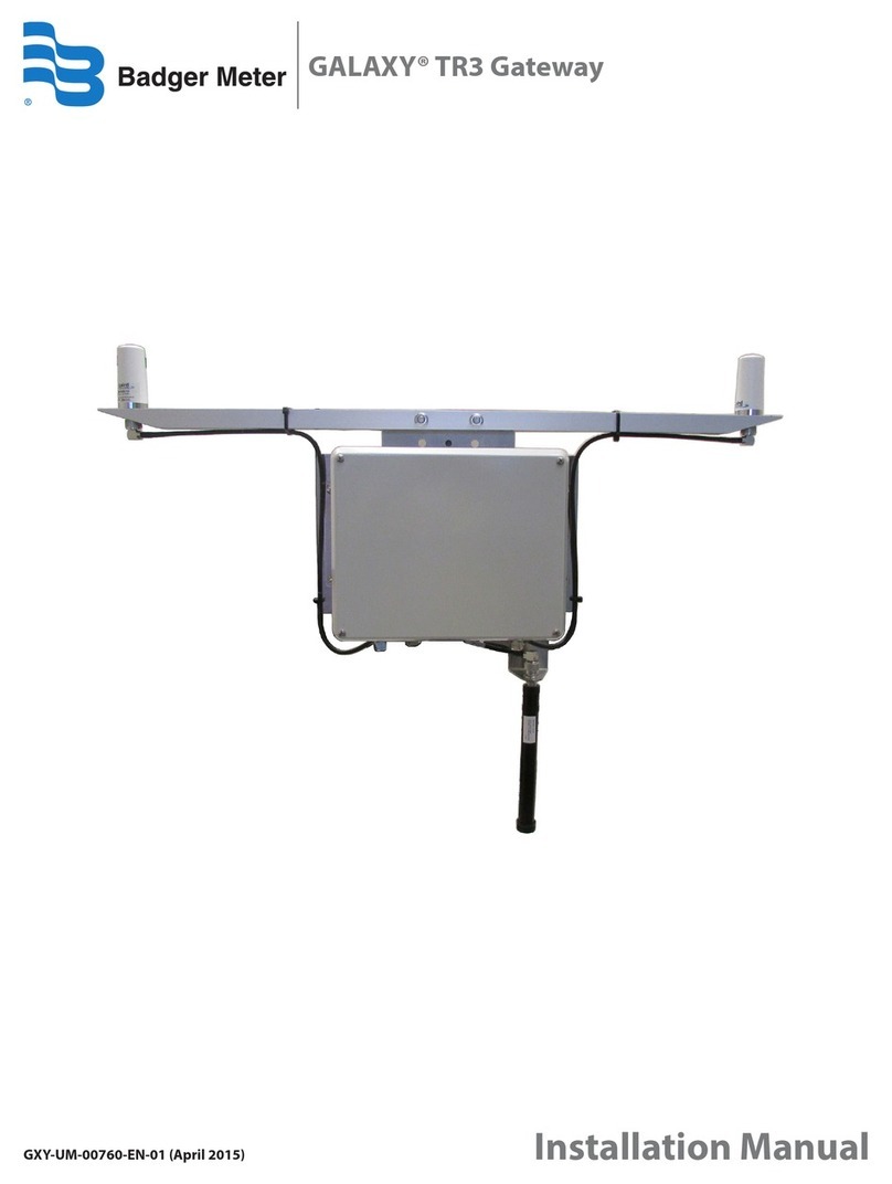 Badger Meter GXY-UM-00760 Galaxy installation manual