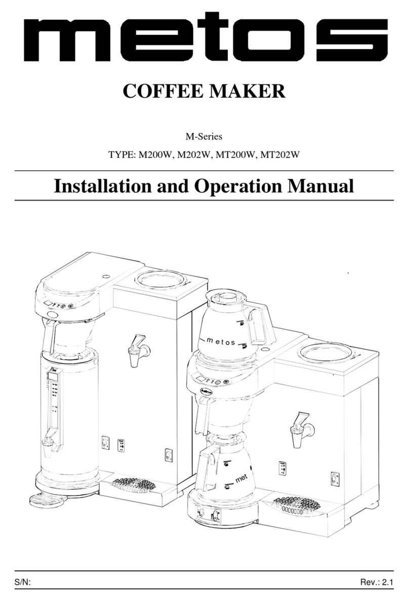 Metos M200W User manual