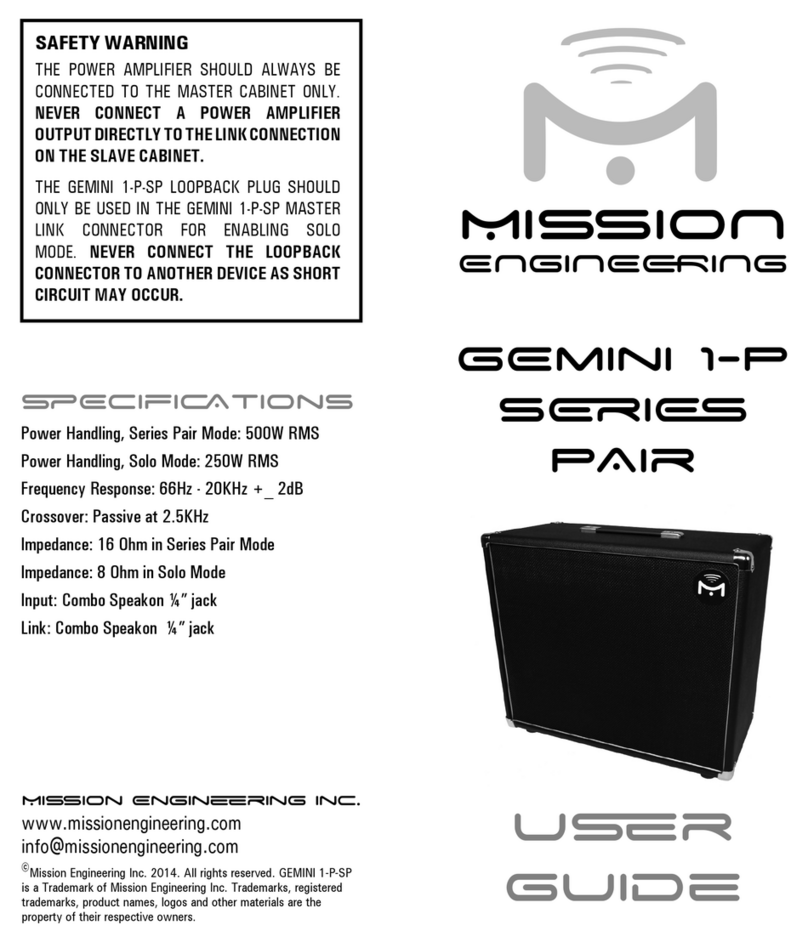 Mission Gemini 1-P series user guide
