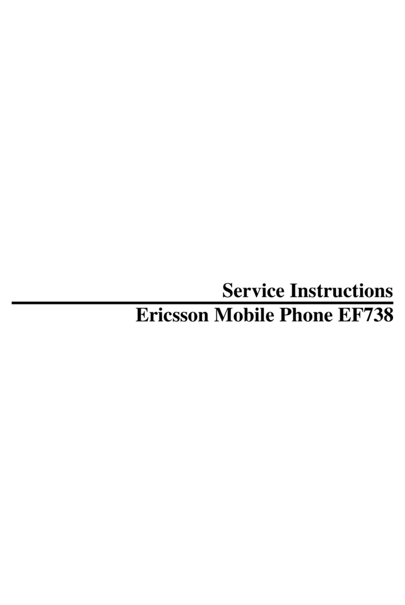 Ericsson EF738 Operating instructions
