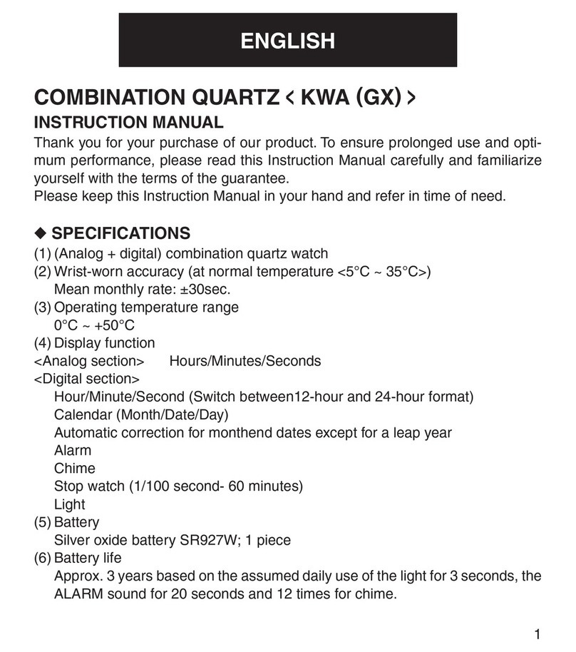 Orient M14 User manual