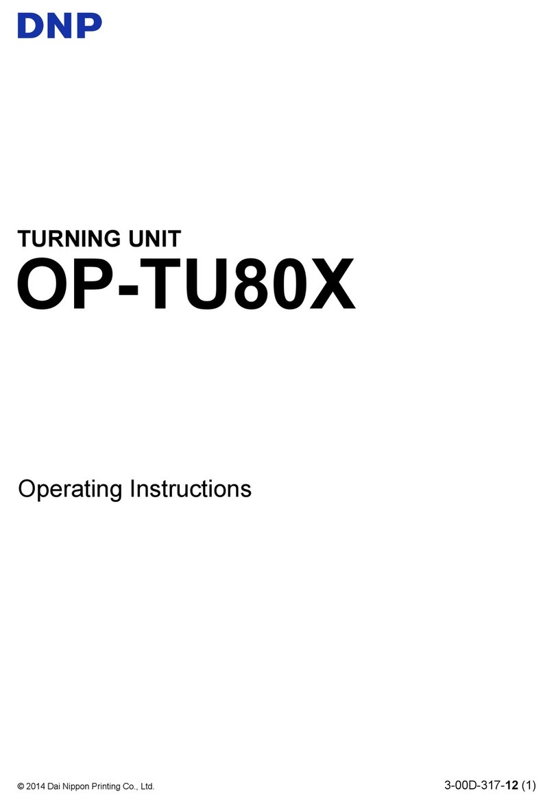 DNP OP-TU80X operating instructions