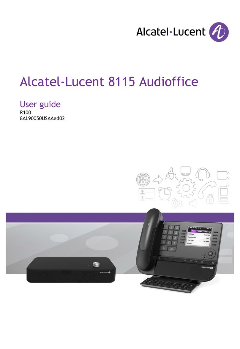 Alcatel-Lucent Audioffice 8115 User manual