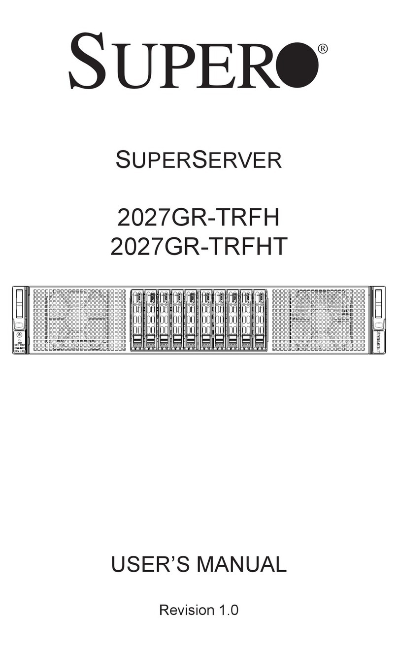 Supero SUPERSERVER 2027GR-TRFHT User manual Supero SUPERSERVER 2027GR-TRFHT User manual