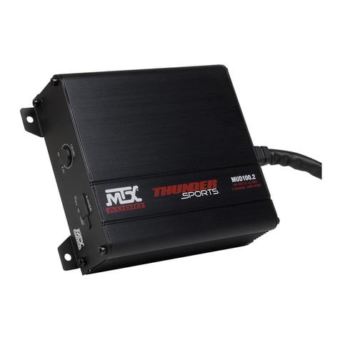 MTX Thunder Sports User manual