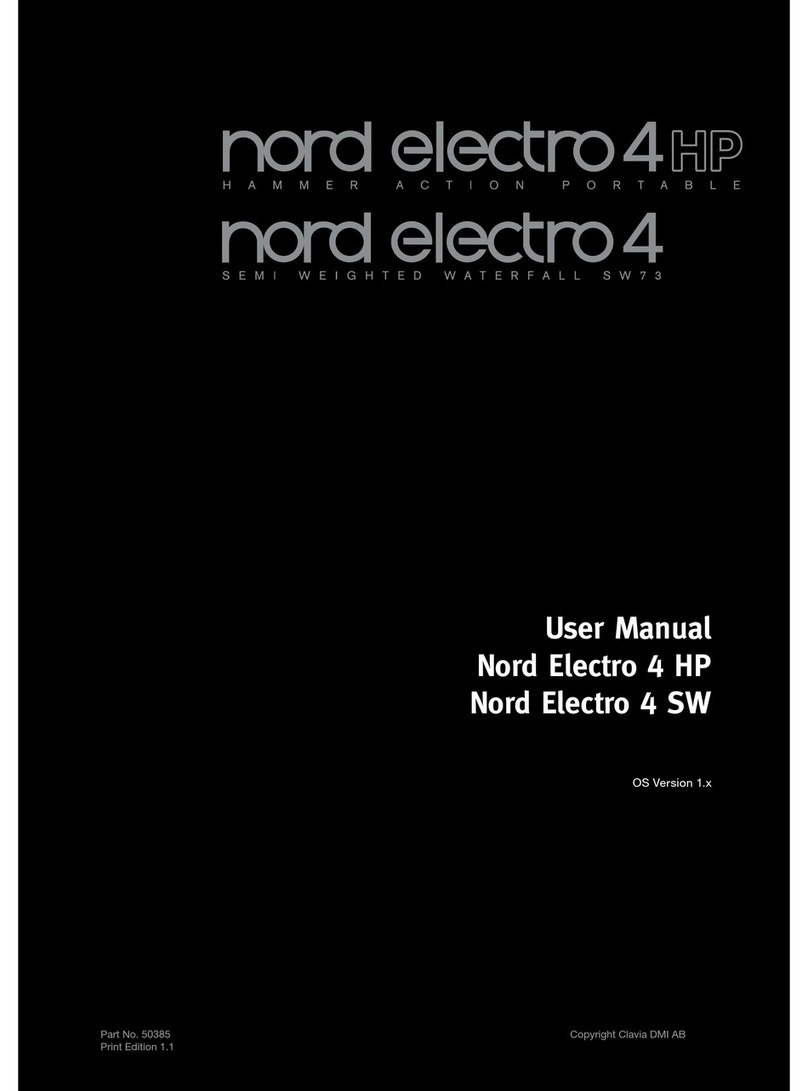 nord Electro 4 HP user manual