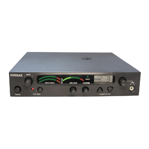 Phonak TX-300V User manual Phonak TX-300V User manual