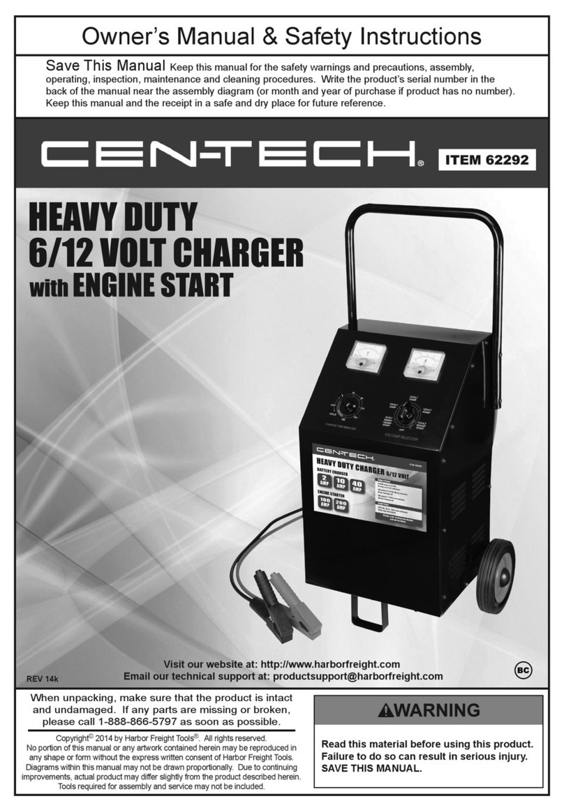 Harbor Freight Tools Cen-Tech Assembly instructions