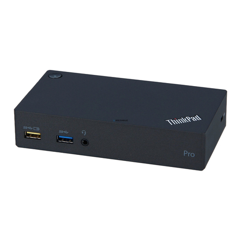 Lenovo ThinkPad USB 3.0 Ultra Dock User manual