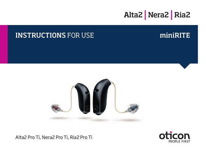 oticon miniRITE Alta2 Instructions for use