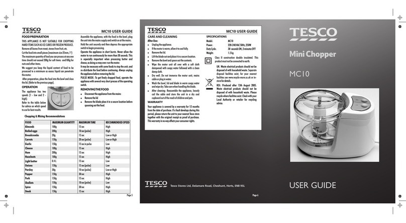 Tesco MC10 user guide