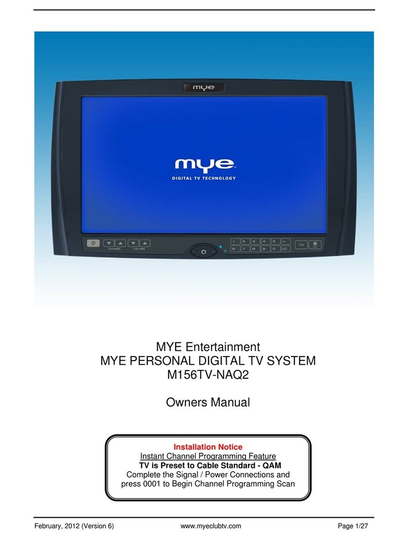 MYE M156TV-NAQ2 owner's manual