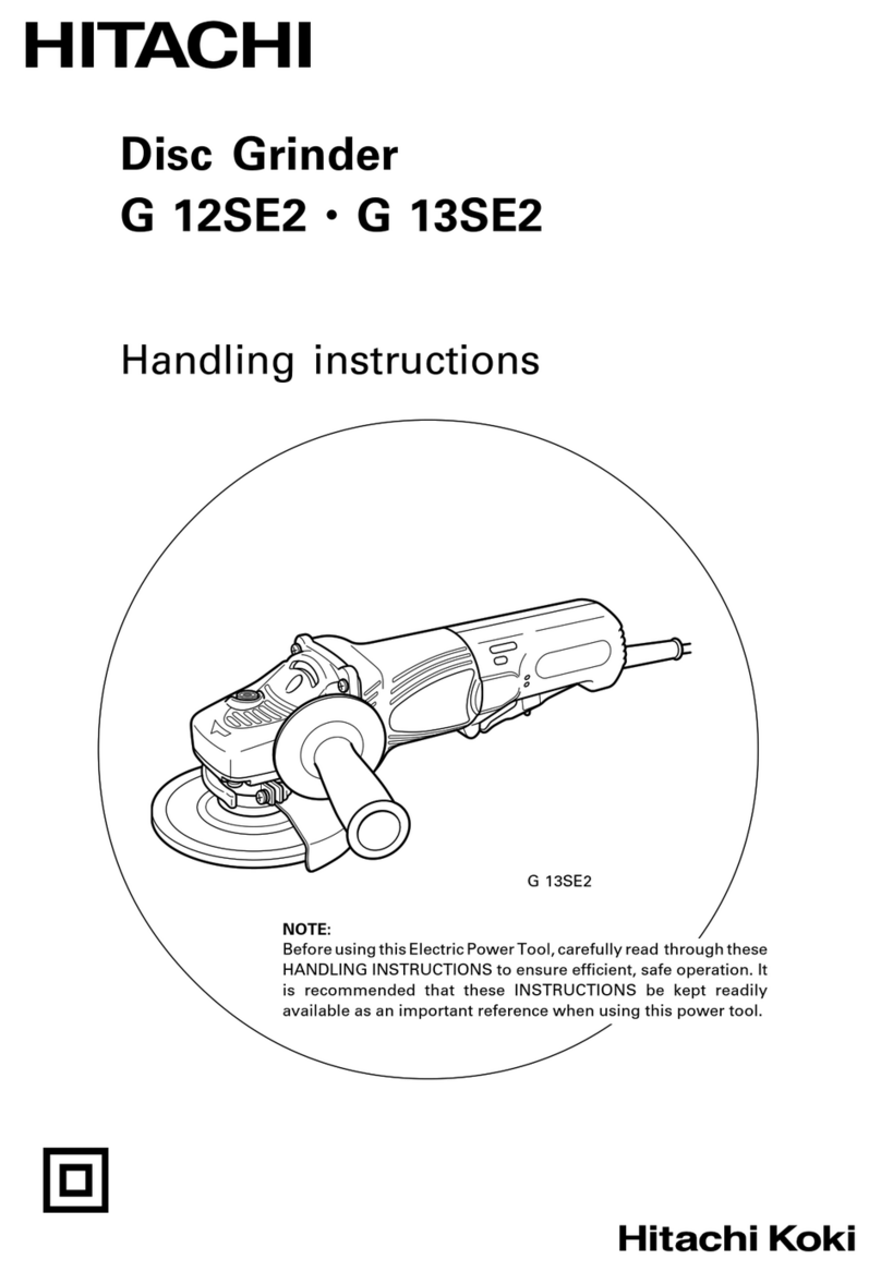 Hitachi G 12SE2 Handling instructions