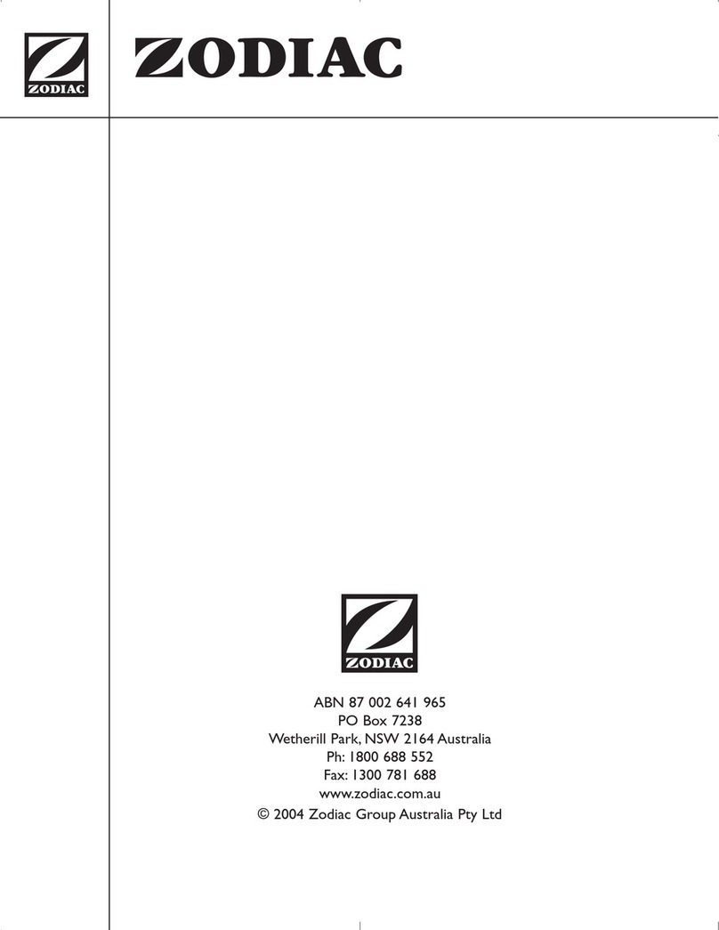 Zodiac Zoom instruction manual