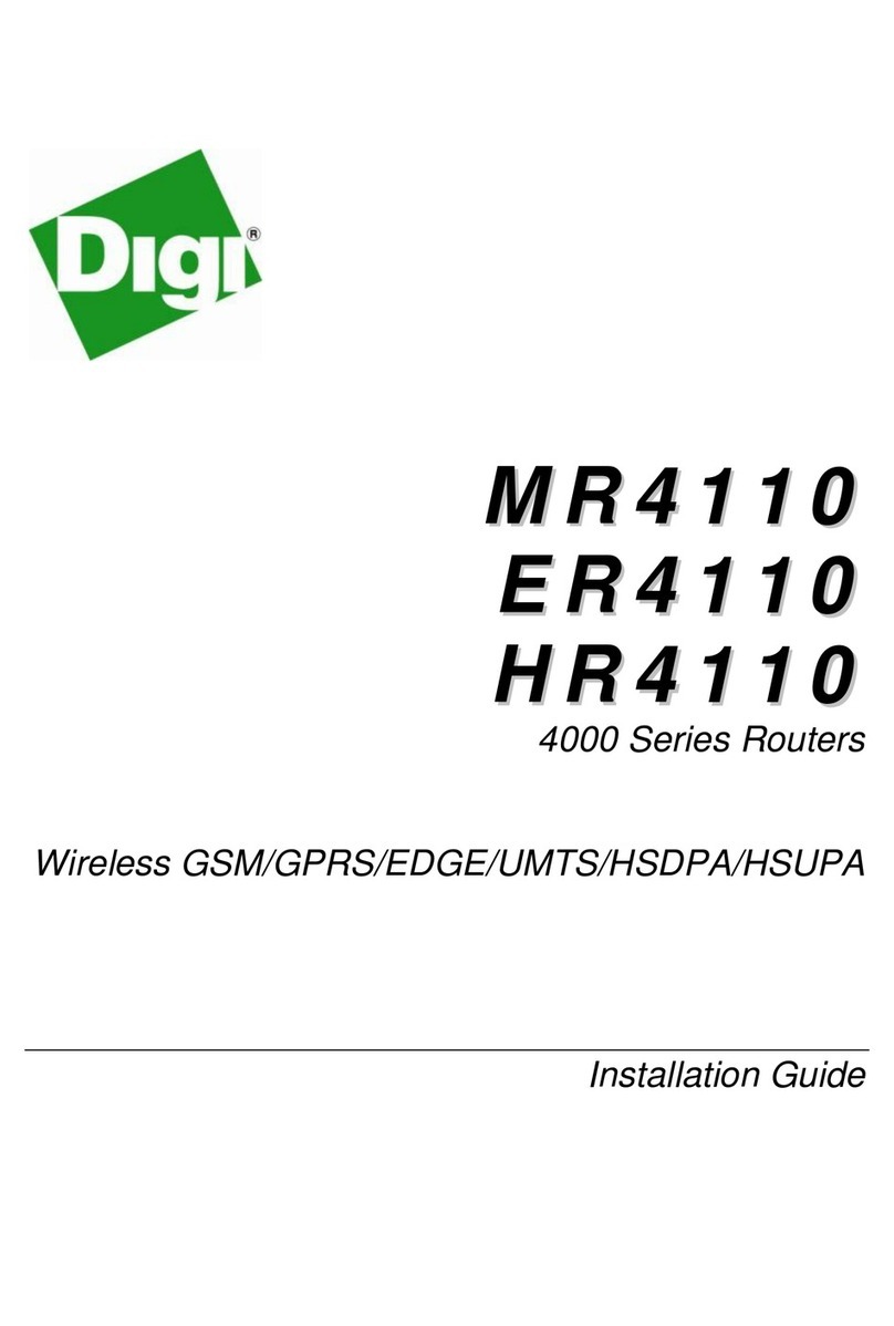 Digi MR4110 User manual