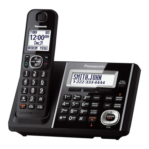 Panasonic KX-TGF340 operating instructions