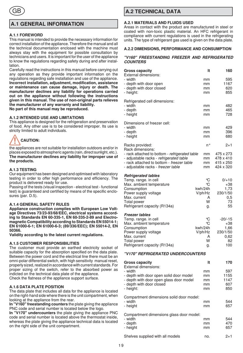 Electrolux V160 series Operation and maintenance