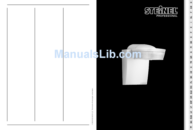 STEINEL sensIQ User manual