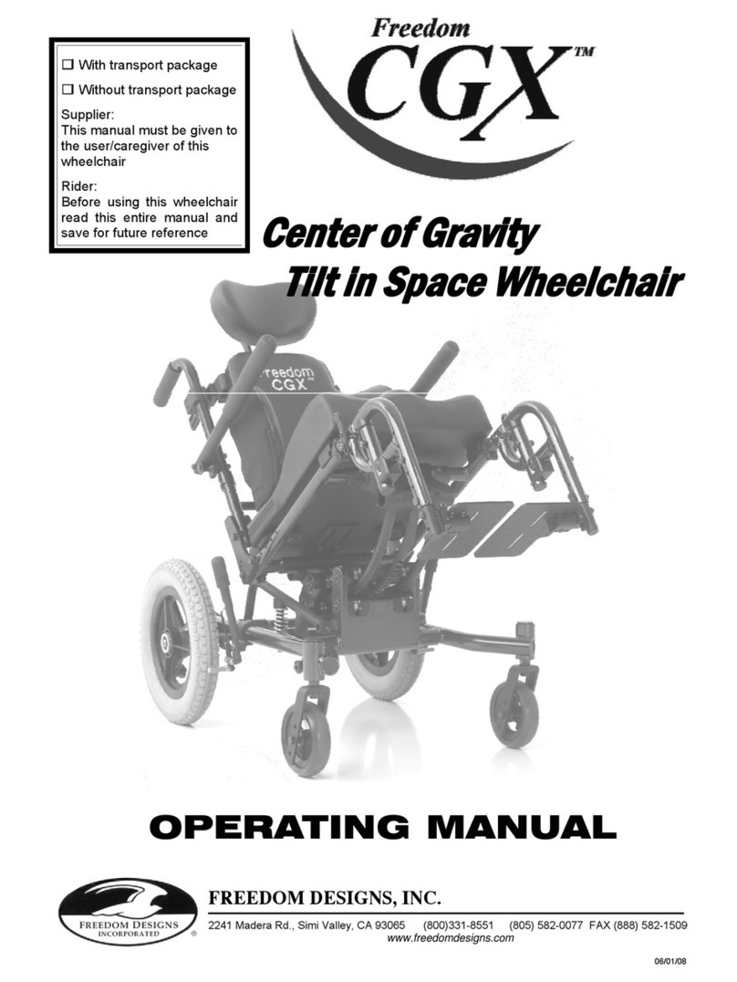 Freedom Designs CGX User manual