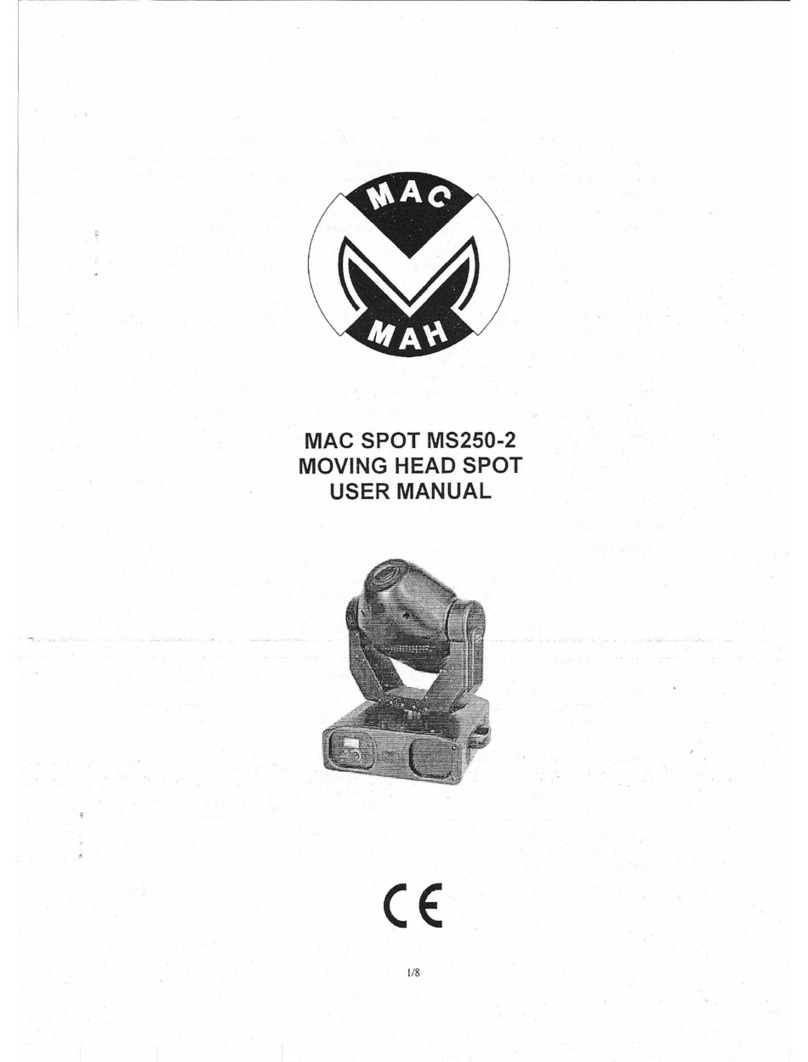 Mac Mah Mac Spot MS250-2 user manual
