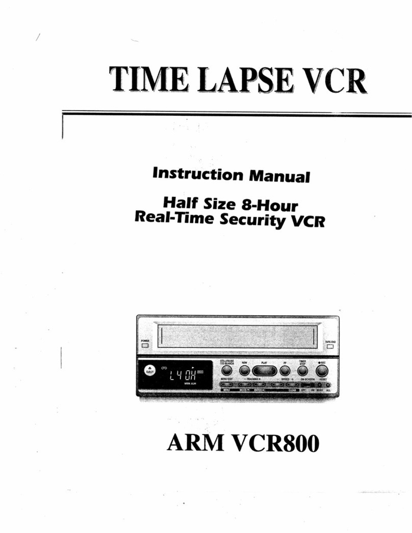 Arm Electronics VCR800 instruction manual