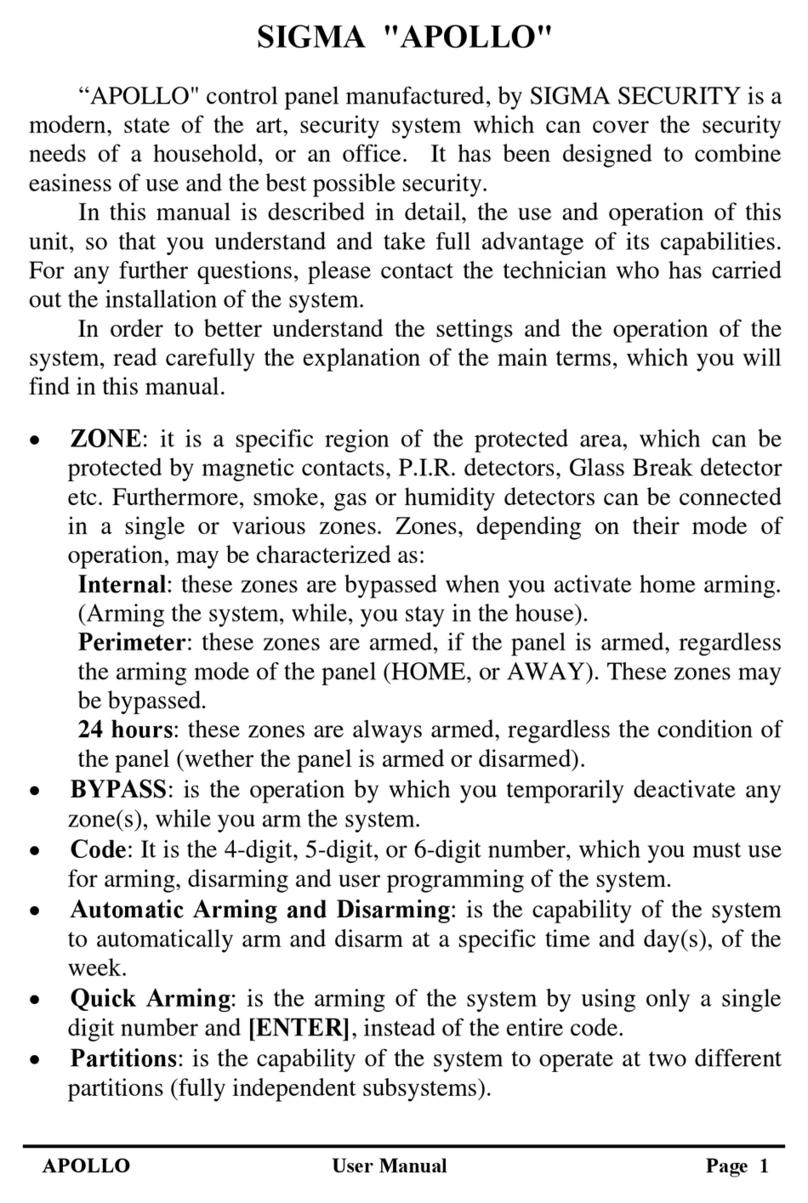 Sigma Apollo user manual