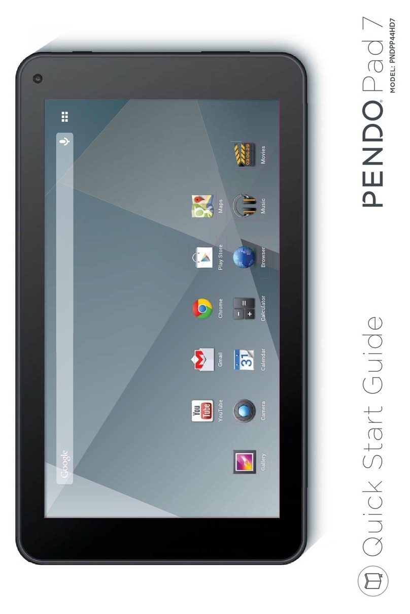 Pendo Pad 7 PNDPP44HD7 quick start guide