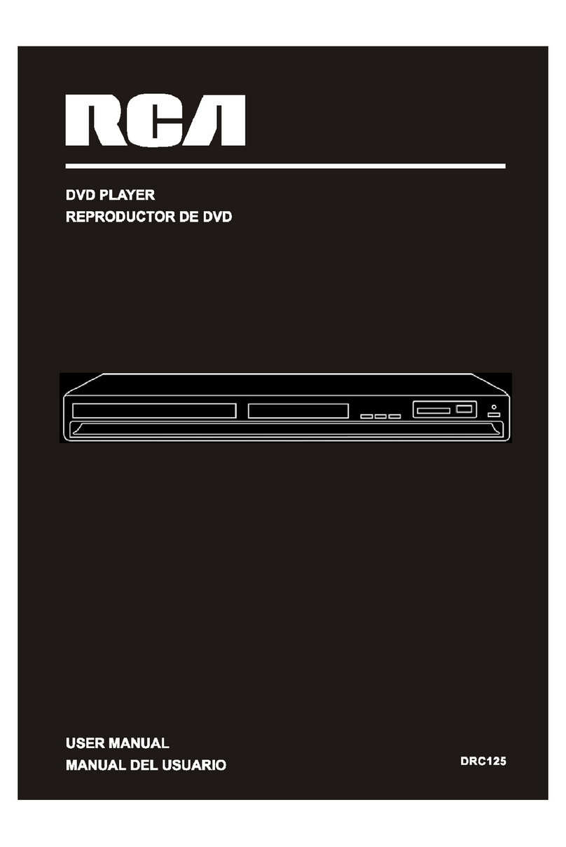 RCA DRC125 User manual