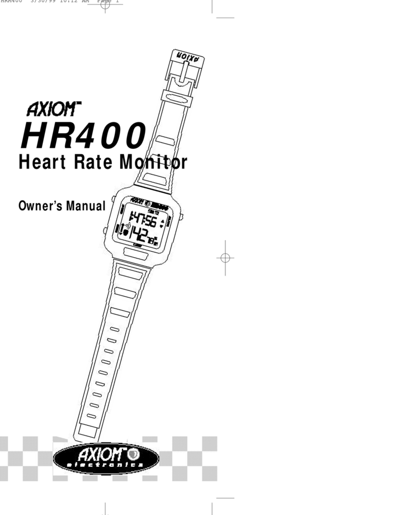 Axiom HR400 owner's manual
