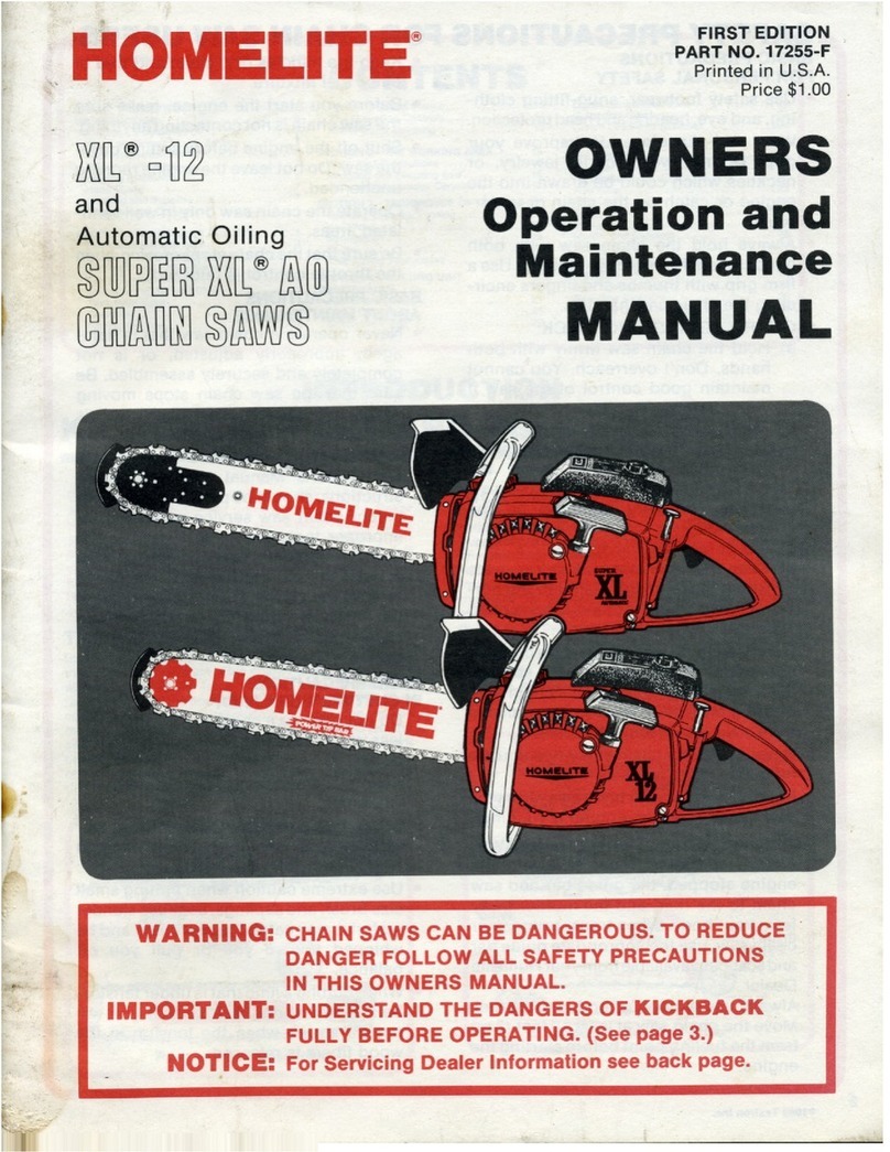 Homelite XL12 Installation guide