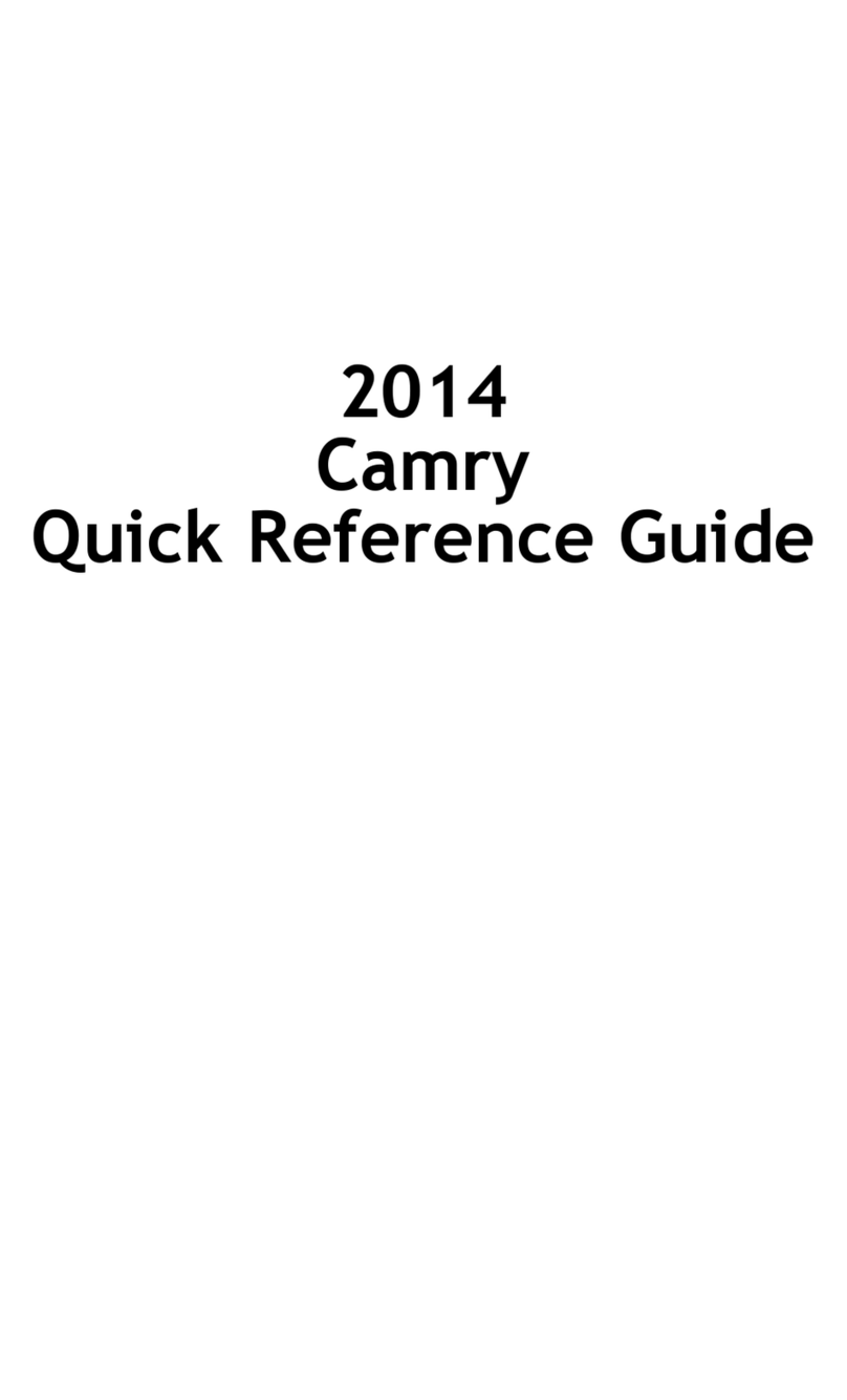 Toyota 2014 Camry User manual