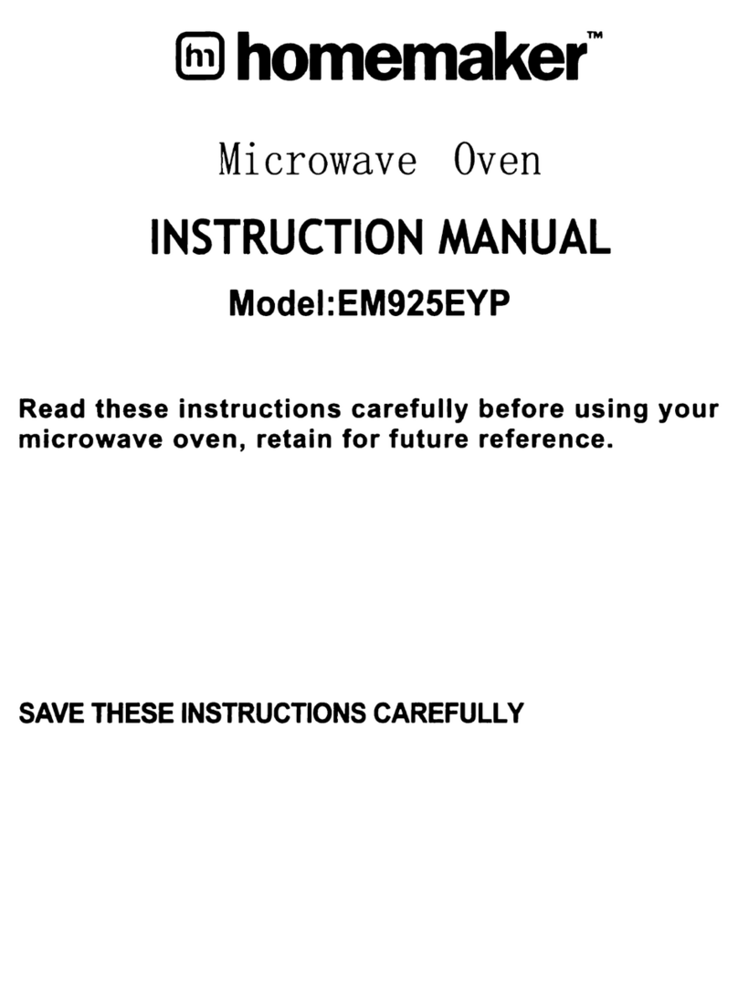 Homemaker EM925EYP instruction manual