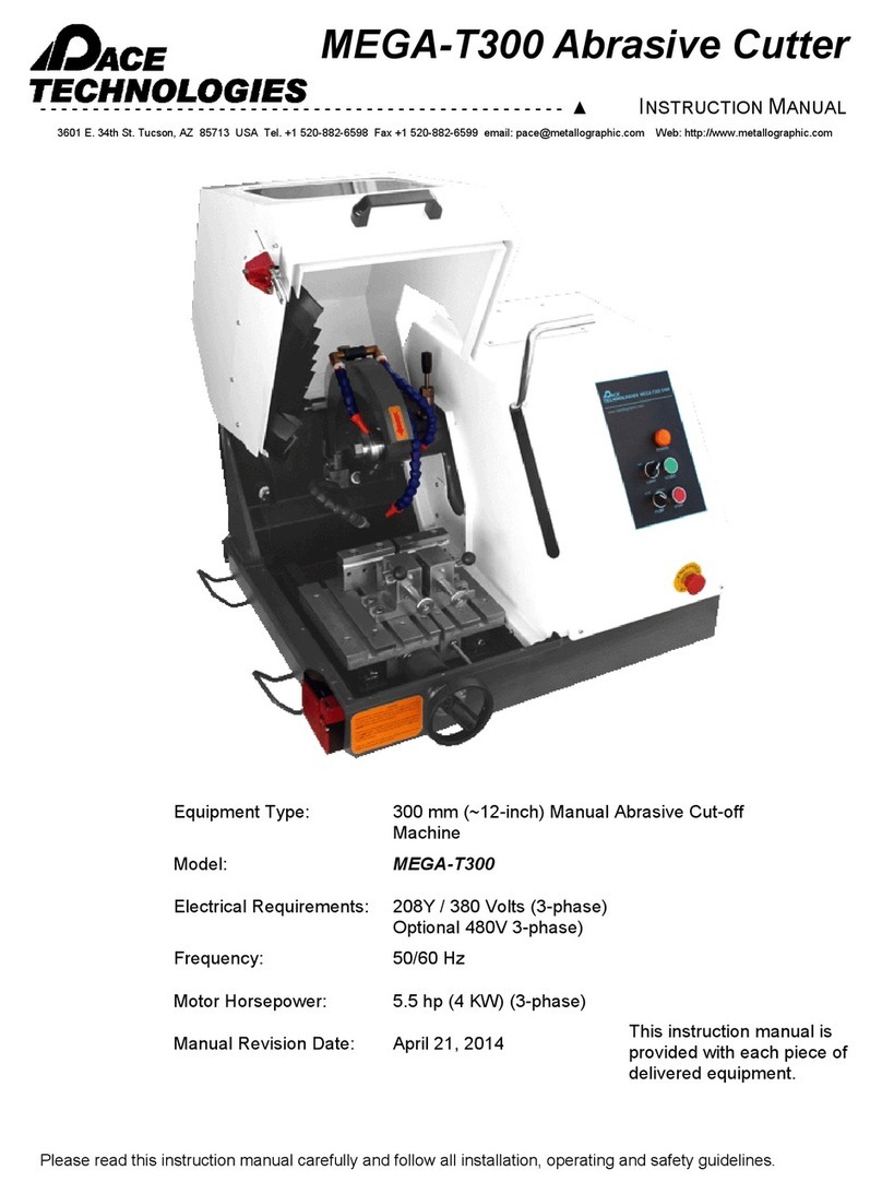Pace Technologies MEGA-T300 instruction manual