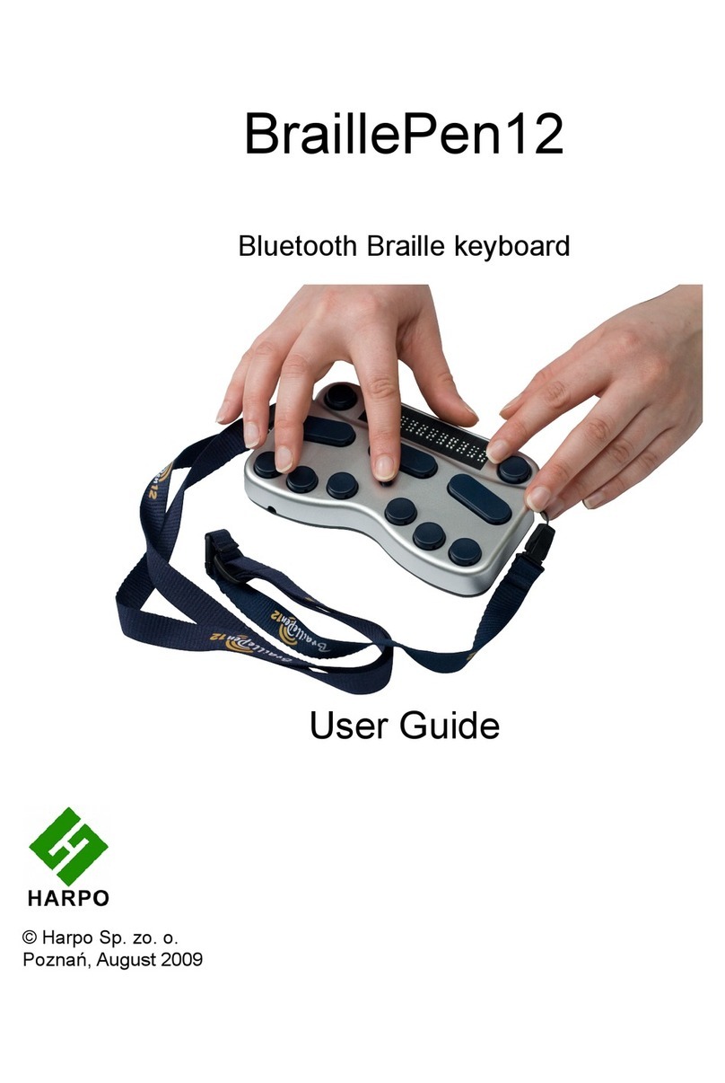 Harpo BraillePen12 user guide
