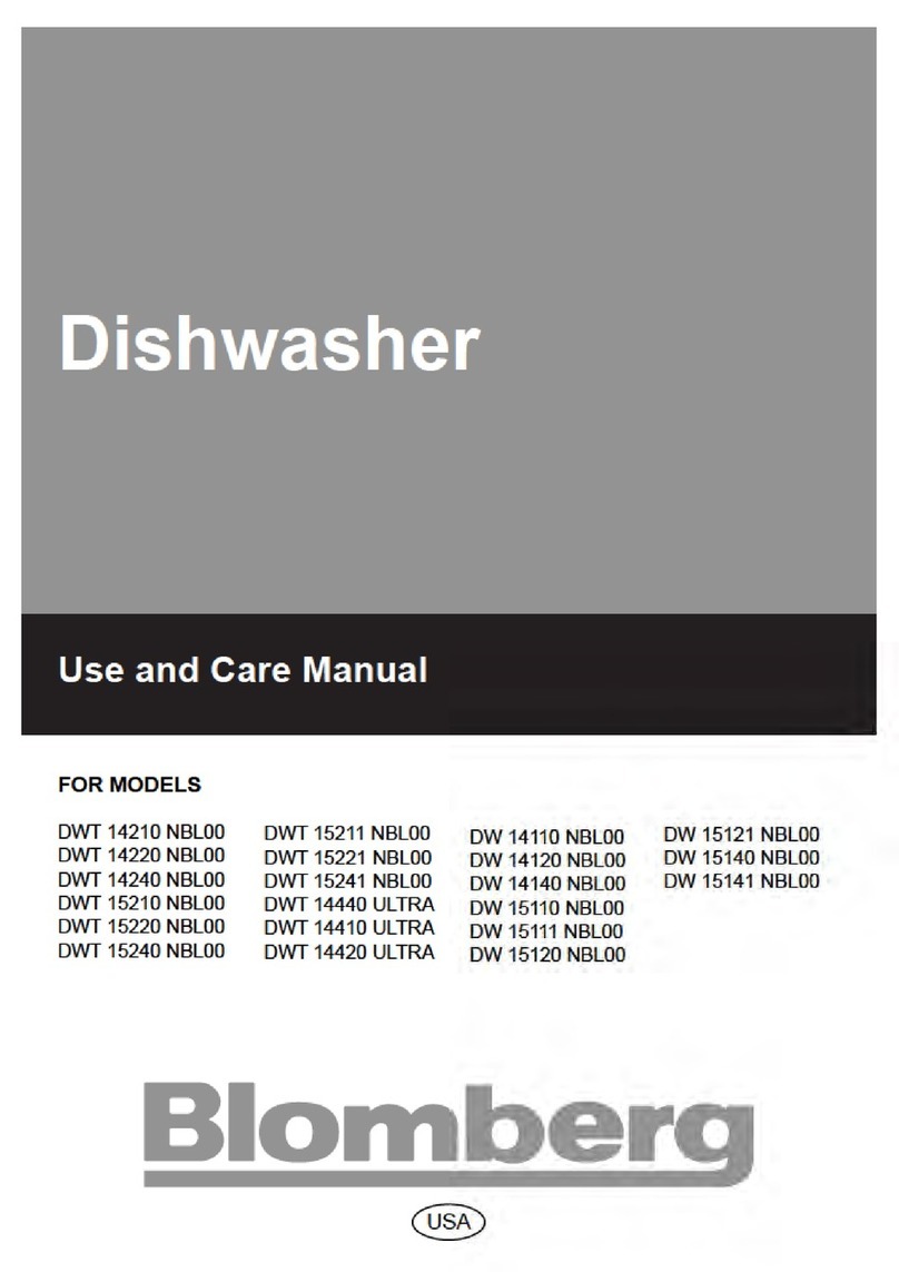 Blomberg DWT 14220 NBL00 User manual